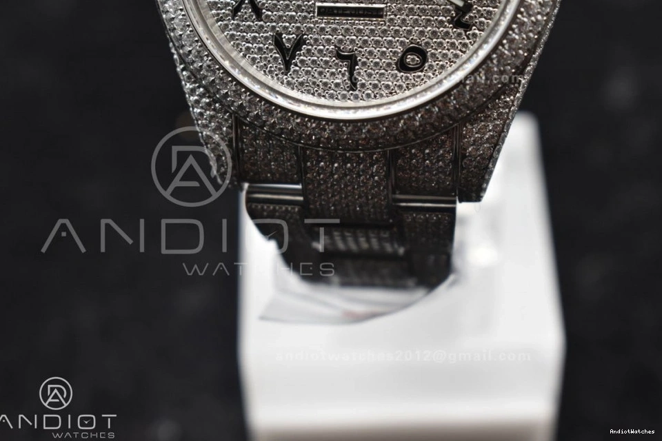 41mm Arabic Wheel Numerical Diamond Version Date Markers with DateJust JDF 900 ZipUp Best 1010